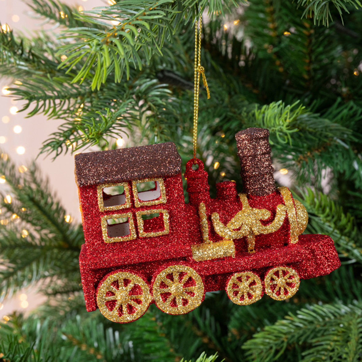 Decoración colgante-Ornamento en forma de tren núm. 027319
