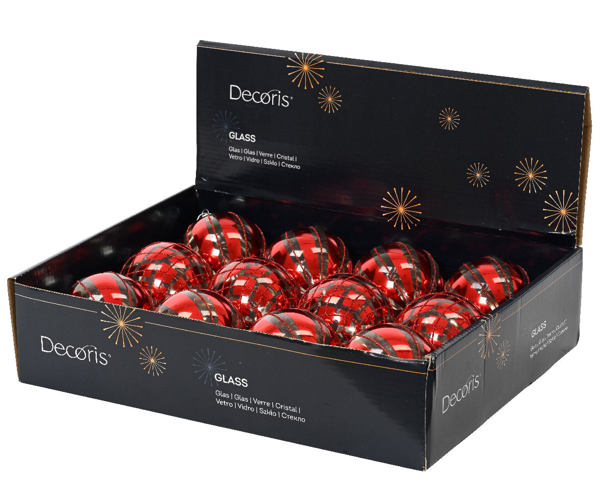 Decoración de vidrio-Bolas de navidad núm. 070348
