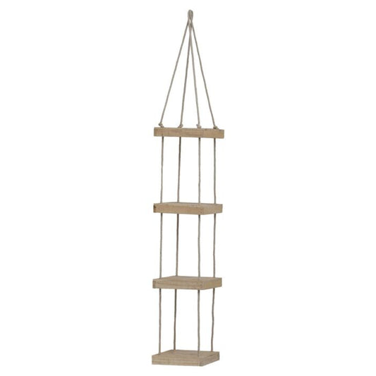 Loni Natural Mango Madera Colgando Plantaer
