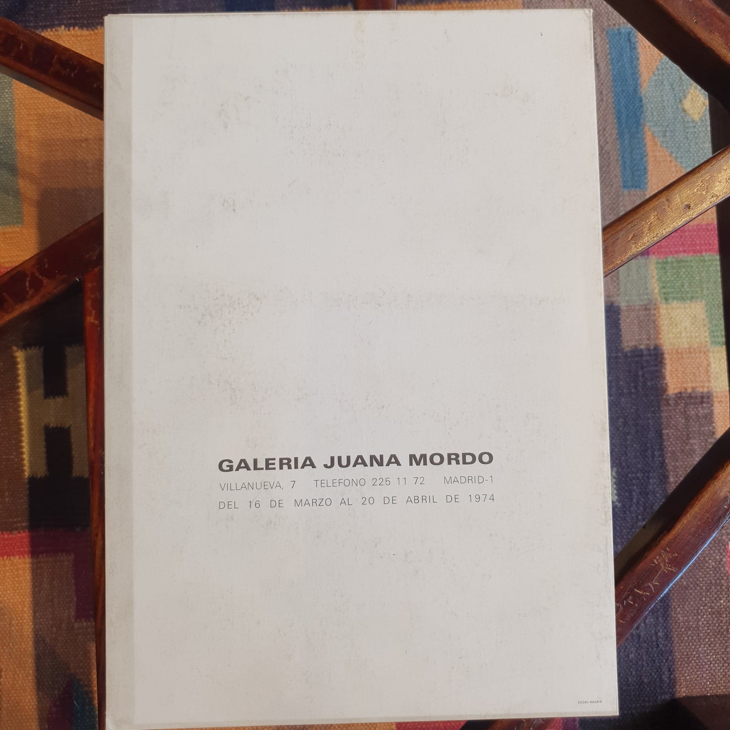 KANDINSKY EXHIBITION CATALOG JUANA MORDO GALLERY MADRID 1974