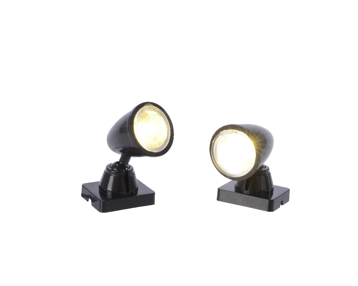 LED projector with warm white resin light
