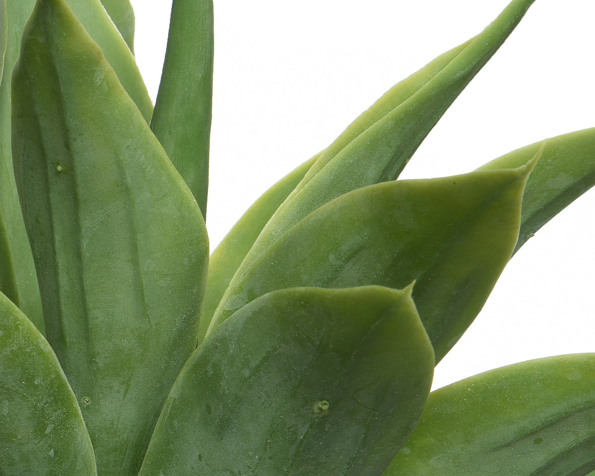 Planta de Agave Artificial en Maceta Decorativa Verde para Interior