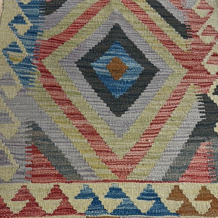 Handmade Camel Hair Kilim Rug from Azerbaijan