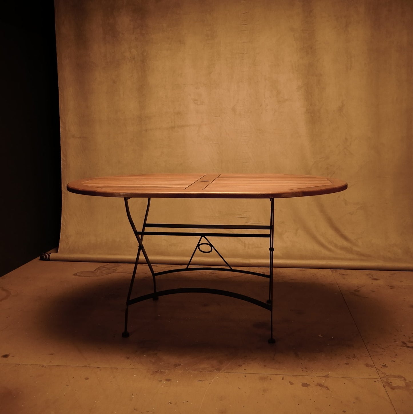 Mesa de Comedor de Jardín Plegable - Madera Maciza de Teca 160x85x75 cm