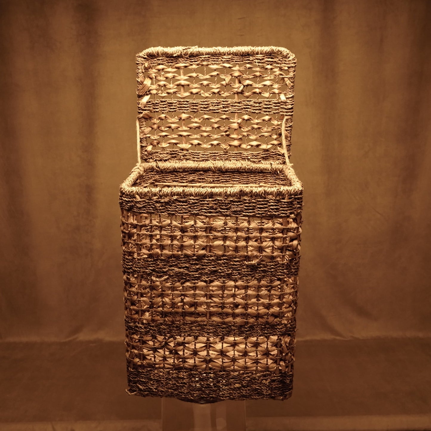 Boho Roots Laundry Basket with Lid - in 3 sizes