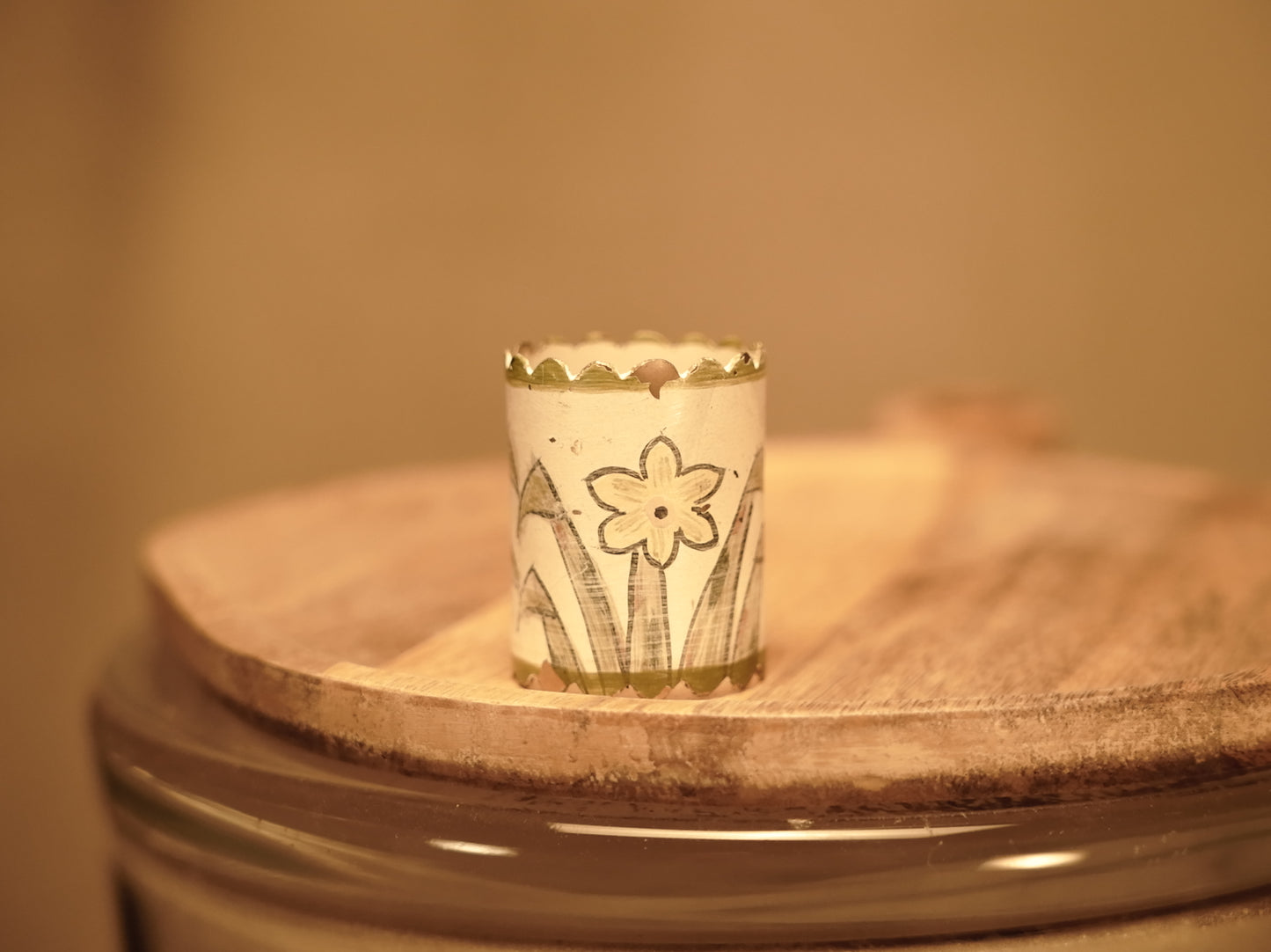 Rustic Style Metal Napkin Holder
