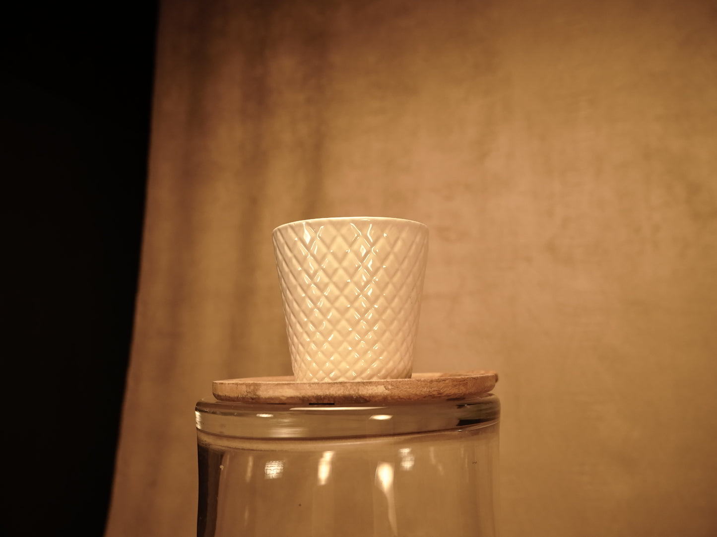 Nordic style white ceramic pots