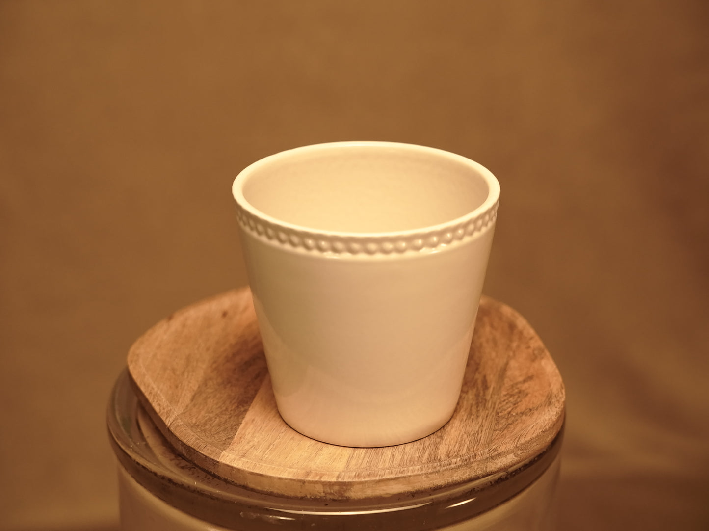 Nordic style white ceramic pots