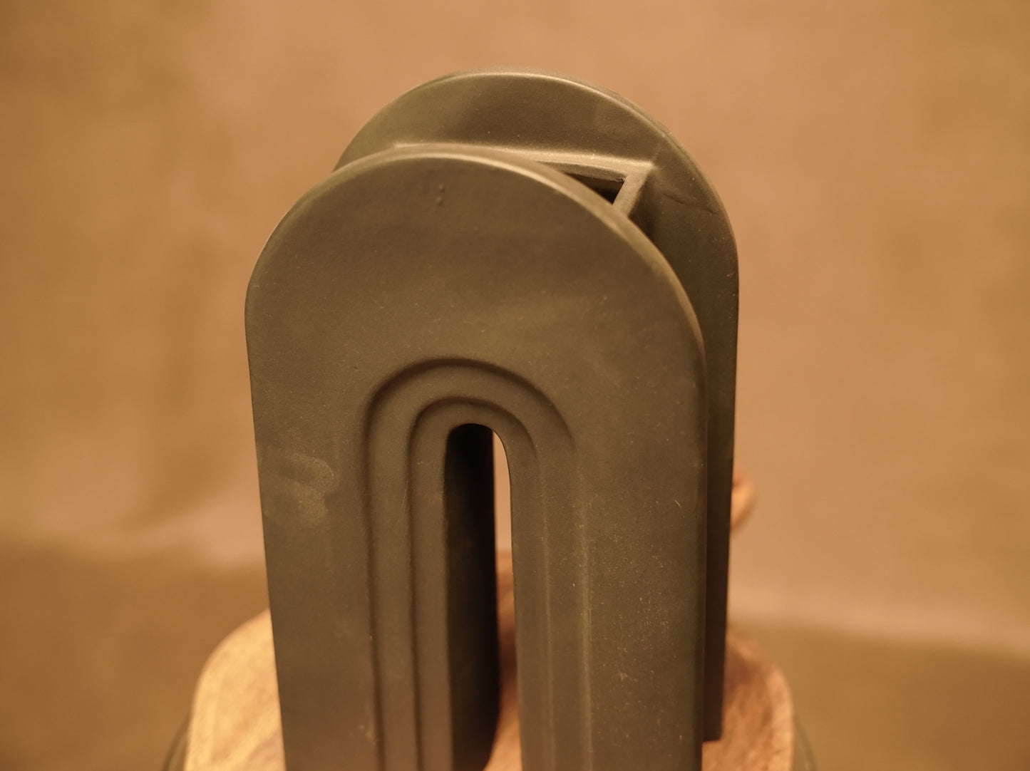 Retro design navy blue ceramic vase
