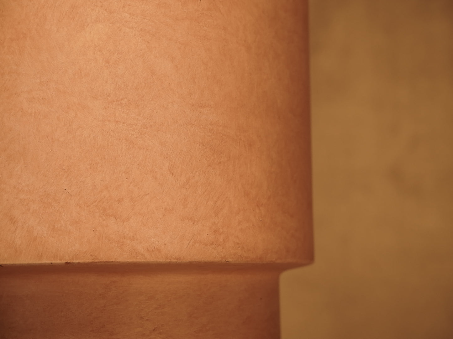 Fiber Clay Planter in Terracotta Color Japandi Style