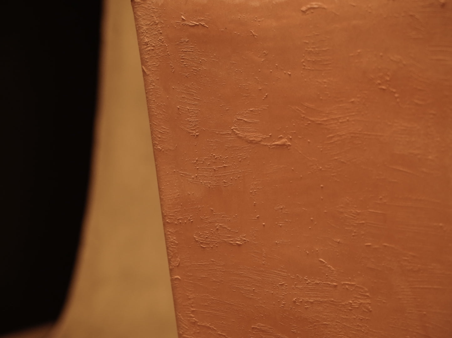 Mediterranean style tall pot, terracotta color