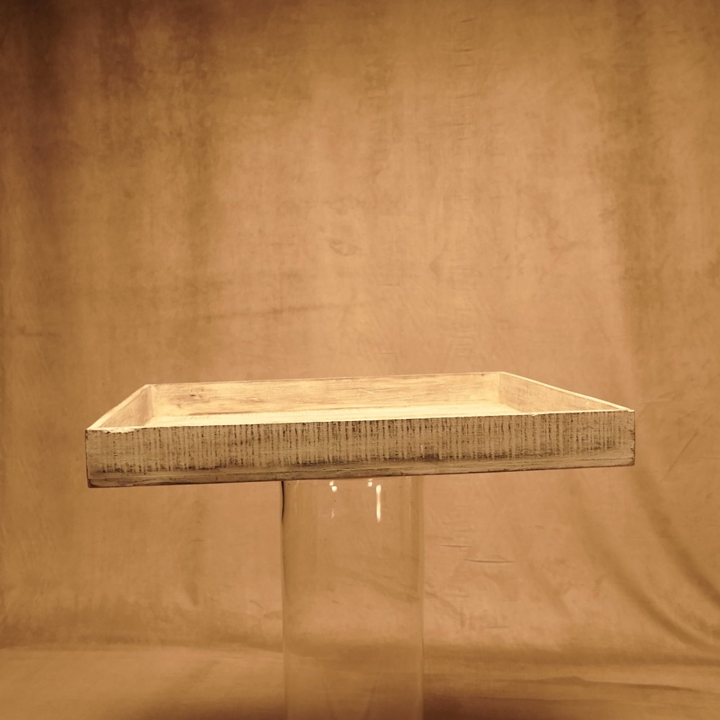Mediterranean style wooden tray