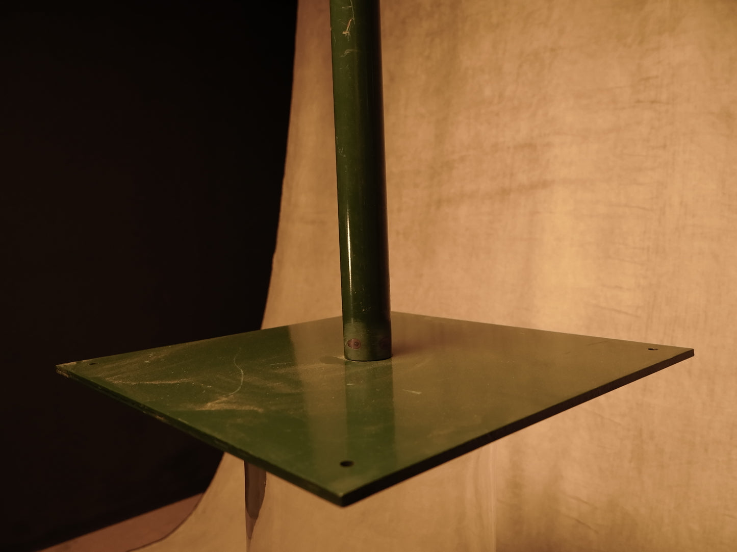 Green Iron Umbrella Base