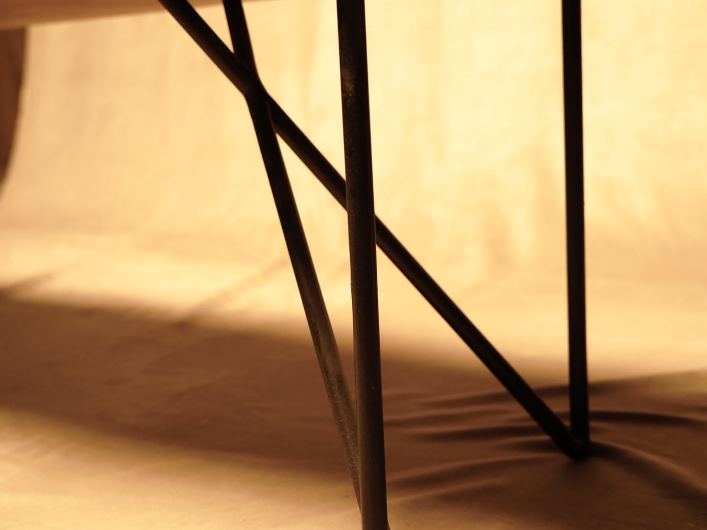 Natural Solid Wood Bench with Industrial Style Metal Legs