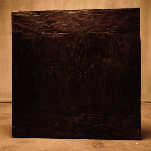 Tablero de mesa de madera maciza rústico 90x90
