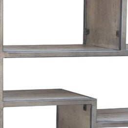 Bookshelf metal and wood bookcase command no. 170