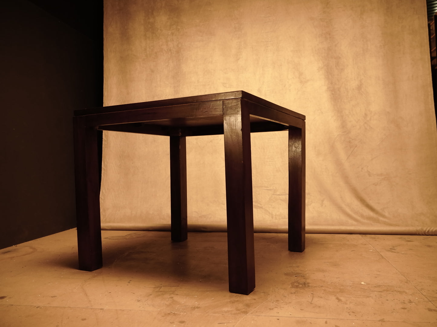 Minimalist Style Teak Wood Square Table