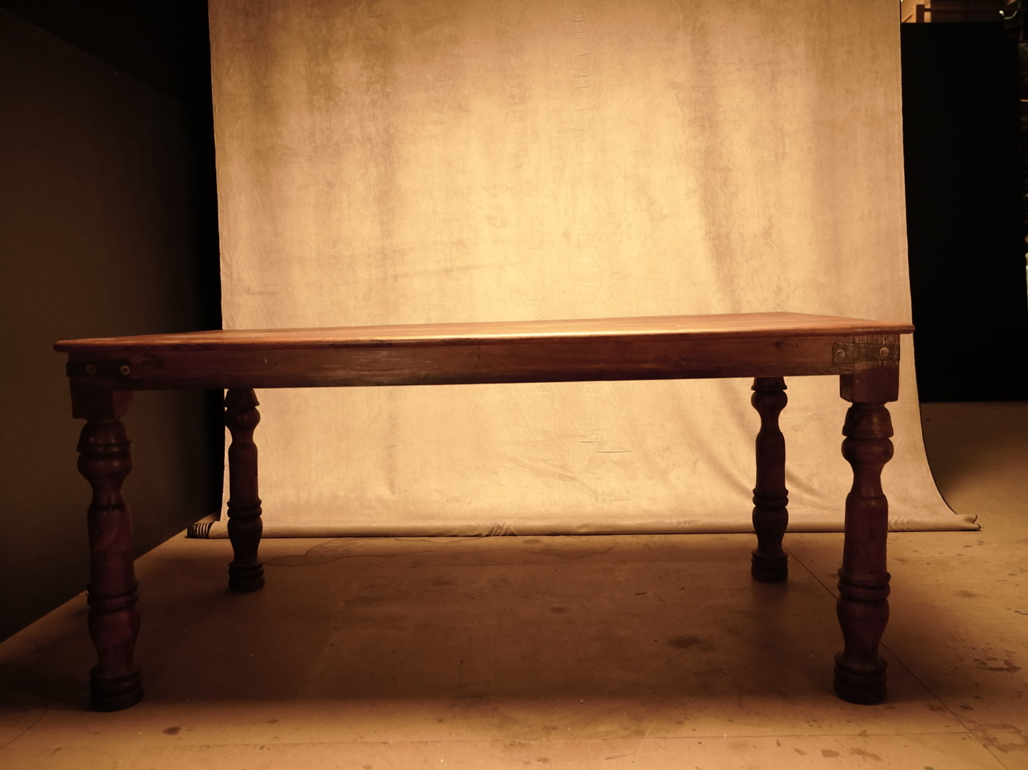 Mesa de comedor madera de mango rústica