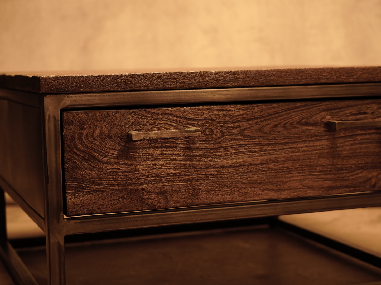Industrial style coffee table