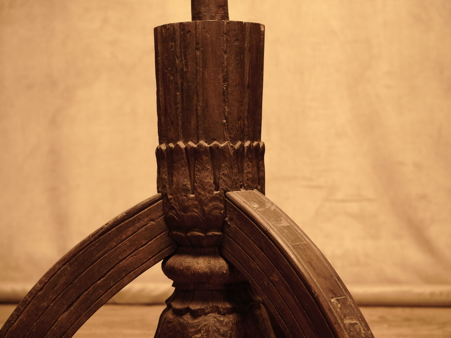 Antique Rustic Table Leg