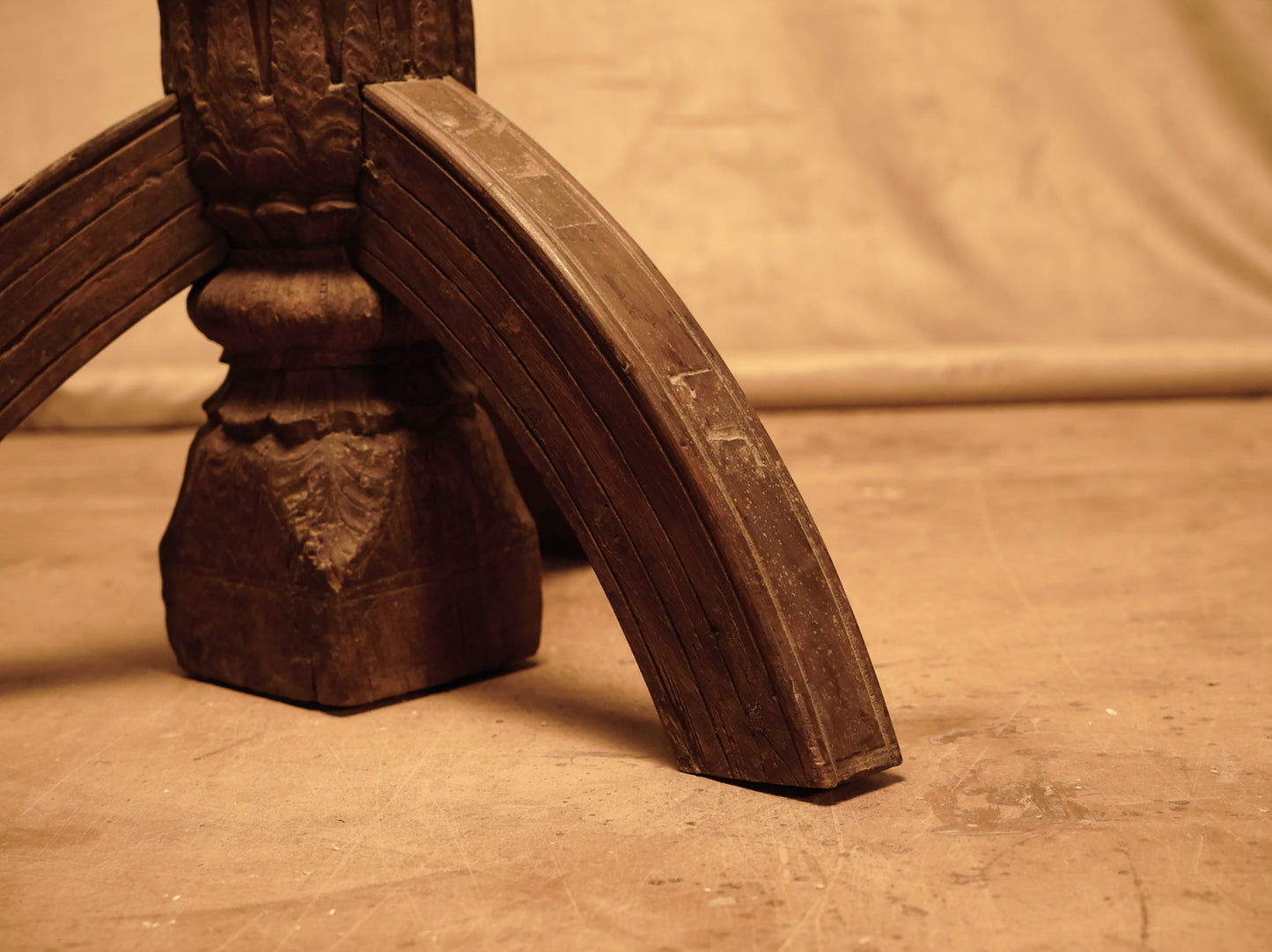 Antique Rustic Table Leg
