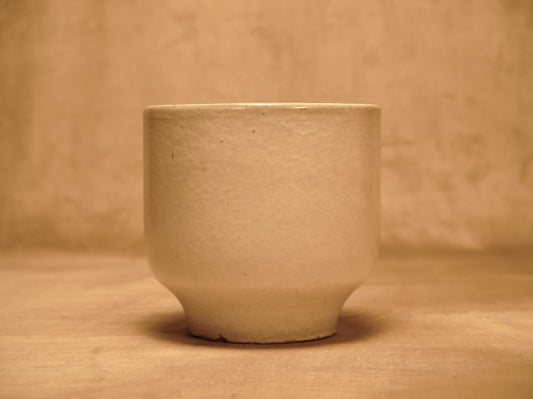 Maceta de Gres Blanco estilo Ibicenco