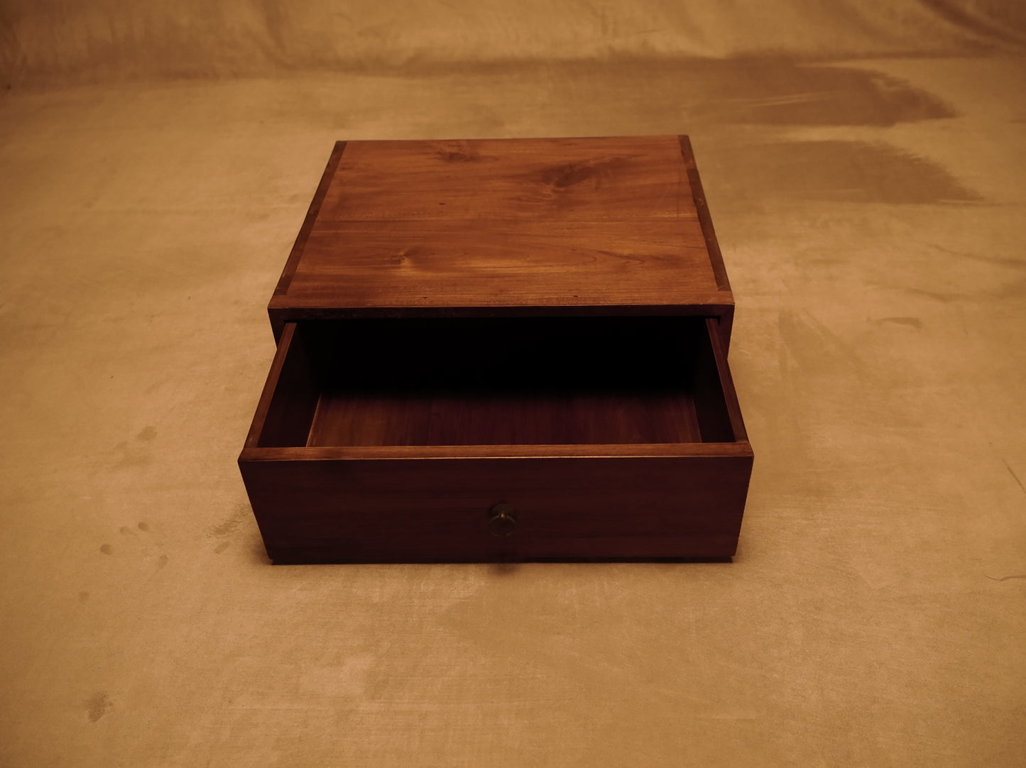 Premium teak wall drawer