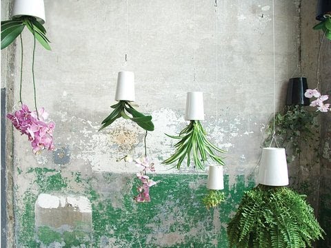 Maceta Boca abajo Skyplanter de Boskke