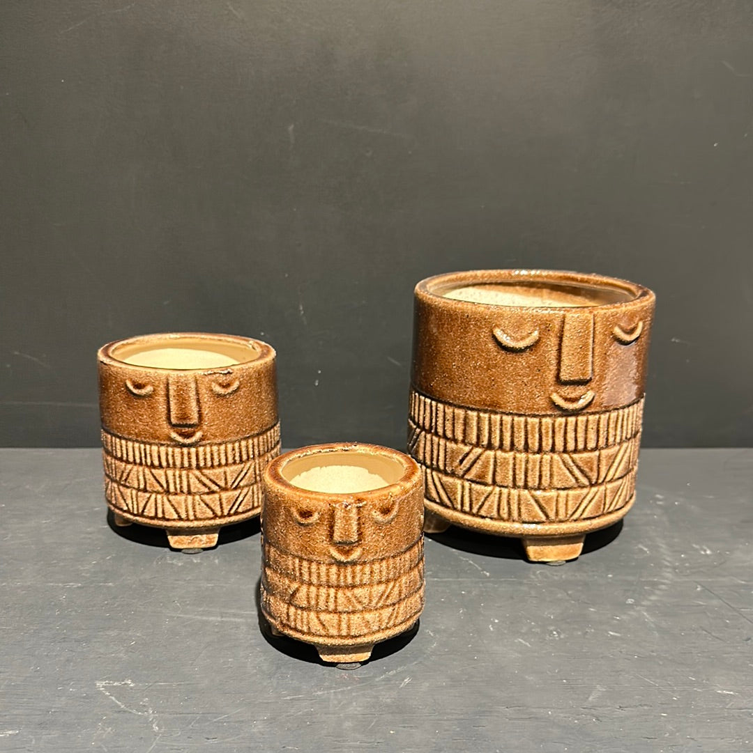 Ceramic Planter - Ethnic Design