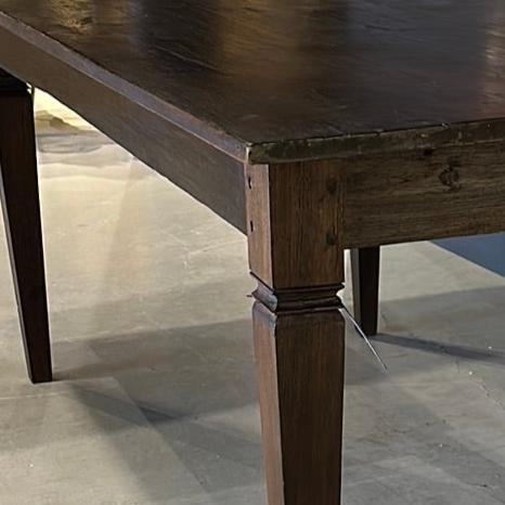 Vintage Teak Wood Canarian Kitchen Table