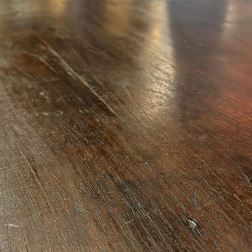 Vintage Teak Wood Canarian Kitchen Table