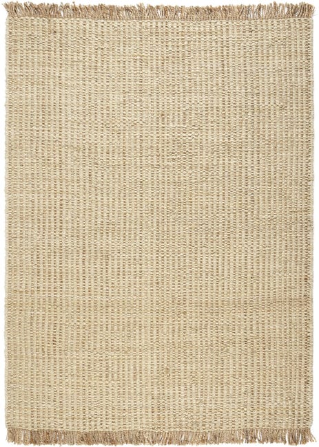 Hand Knotted Natural Jute Rug - 290x200 cm
