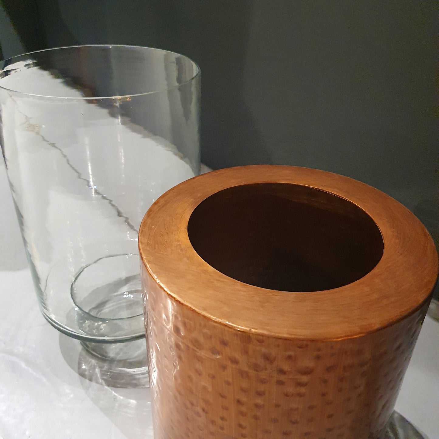 metal candle holder
