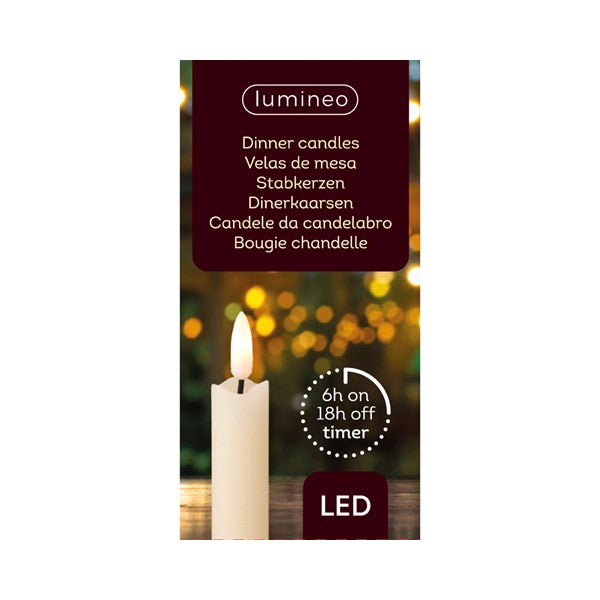 LED-Wachskerze (batteriebetrieben) Nr. 19