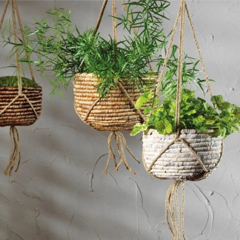 Hyazinthen-Hängekorb im Boho-Stil – in 2 Größen