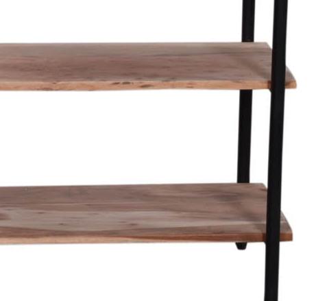 Industrial style mango wood shelving unit no. 112