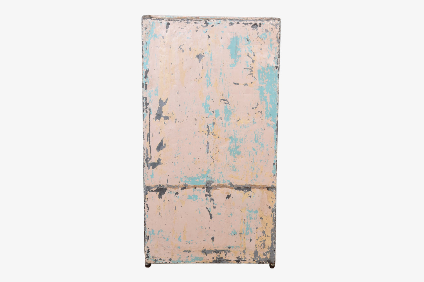Vitrina de madera antigua beige vintage 125x66cm núm. 105