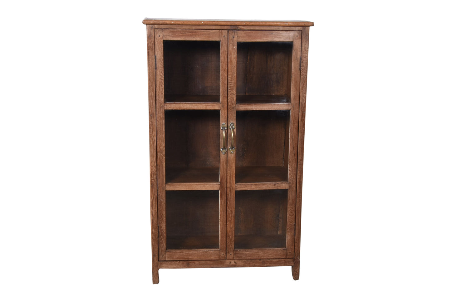 Vitrina de madera antigua vintage 120x70cm núm. 111