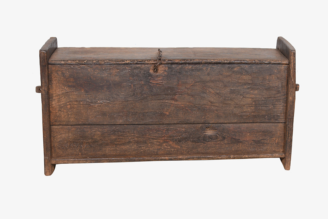 Antique church chest (early 20th century) 110x35cm