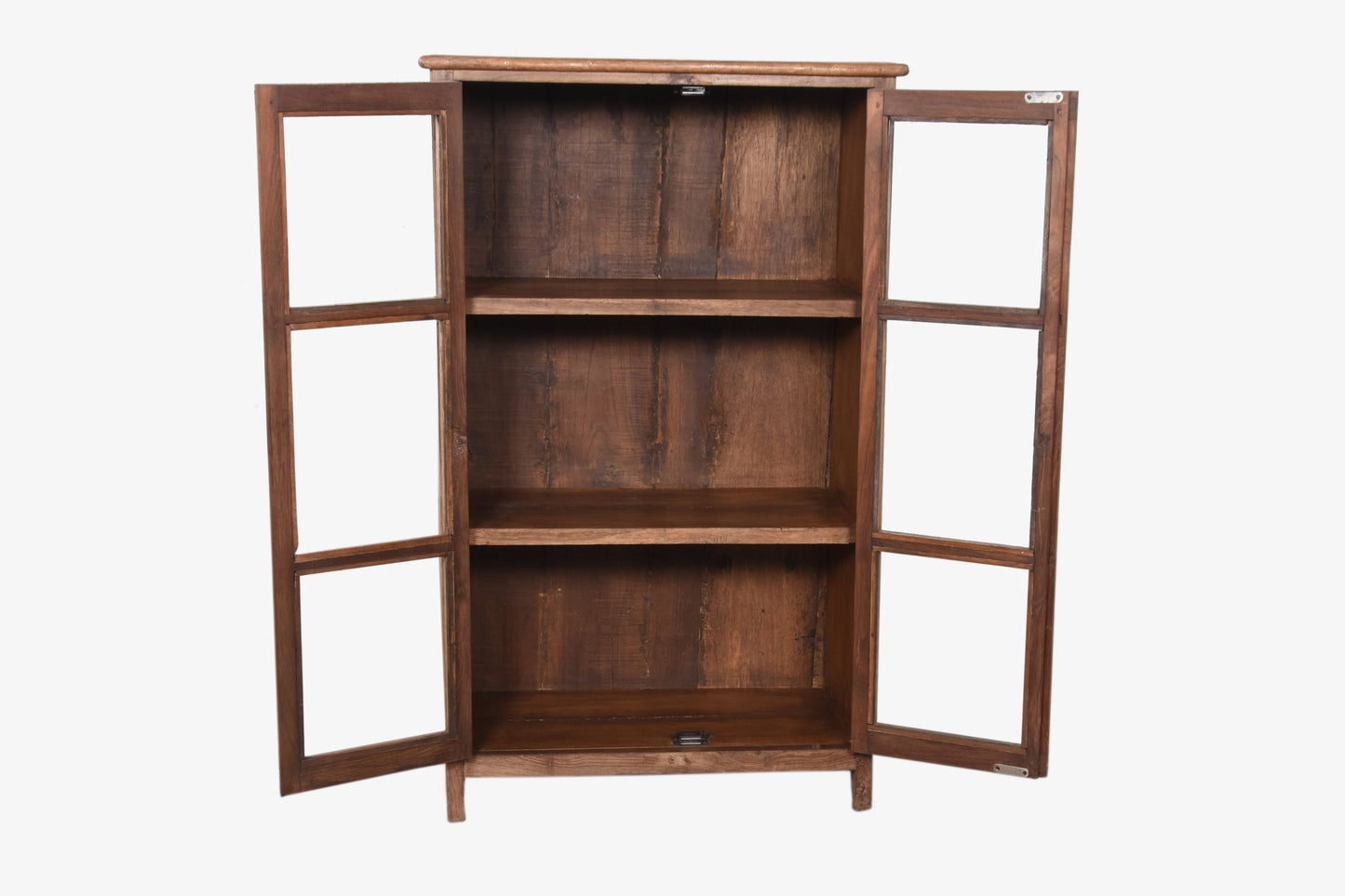 Vitrina de madera antigua vintage 120x70cm núm. 111