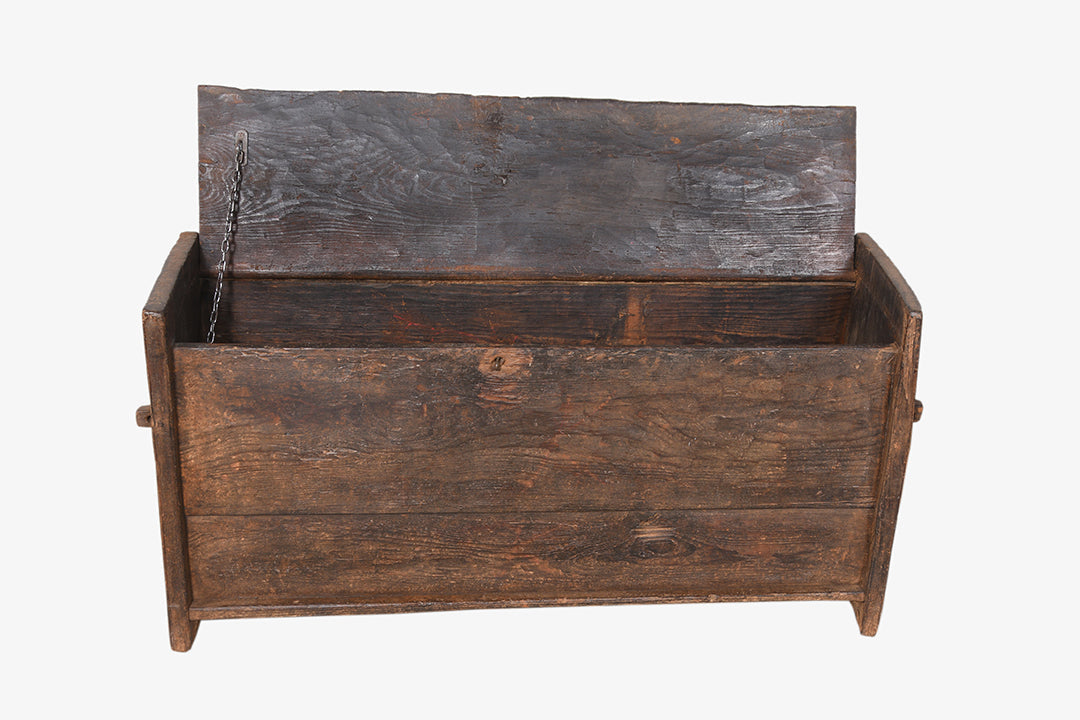 Antique church chest (early 20th century) 110x35cm