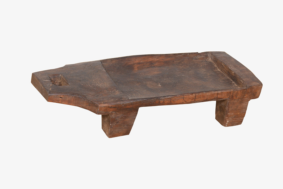 Rustic Wood Carved Table