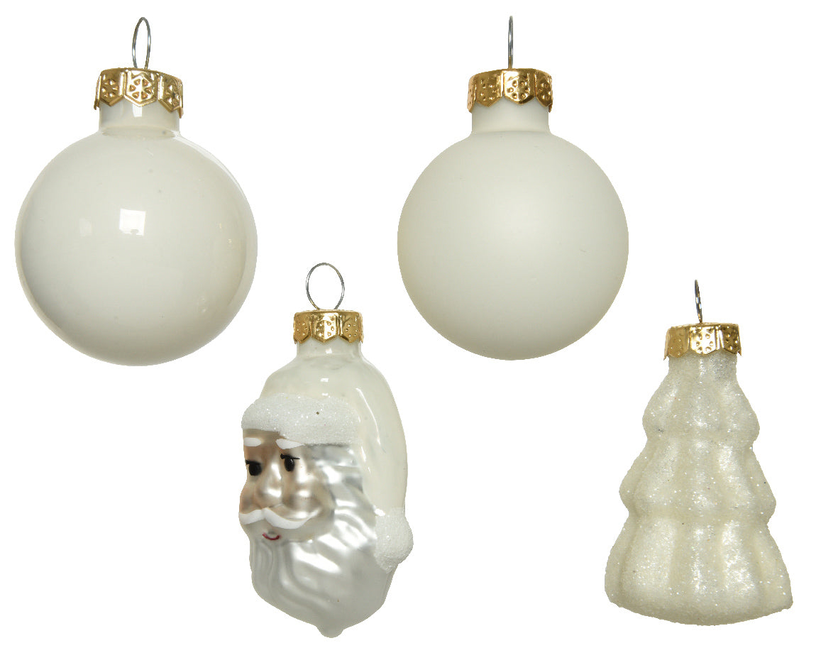 Decoración de vidrio-Minibolas de navidad núm. 014396