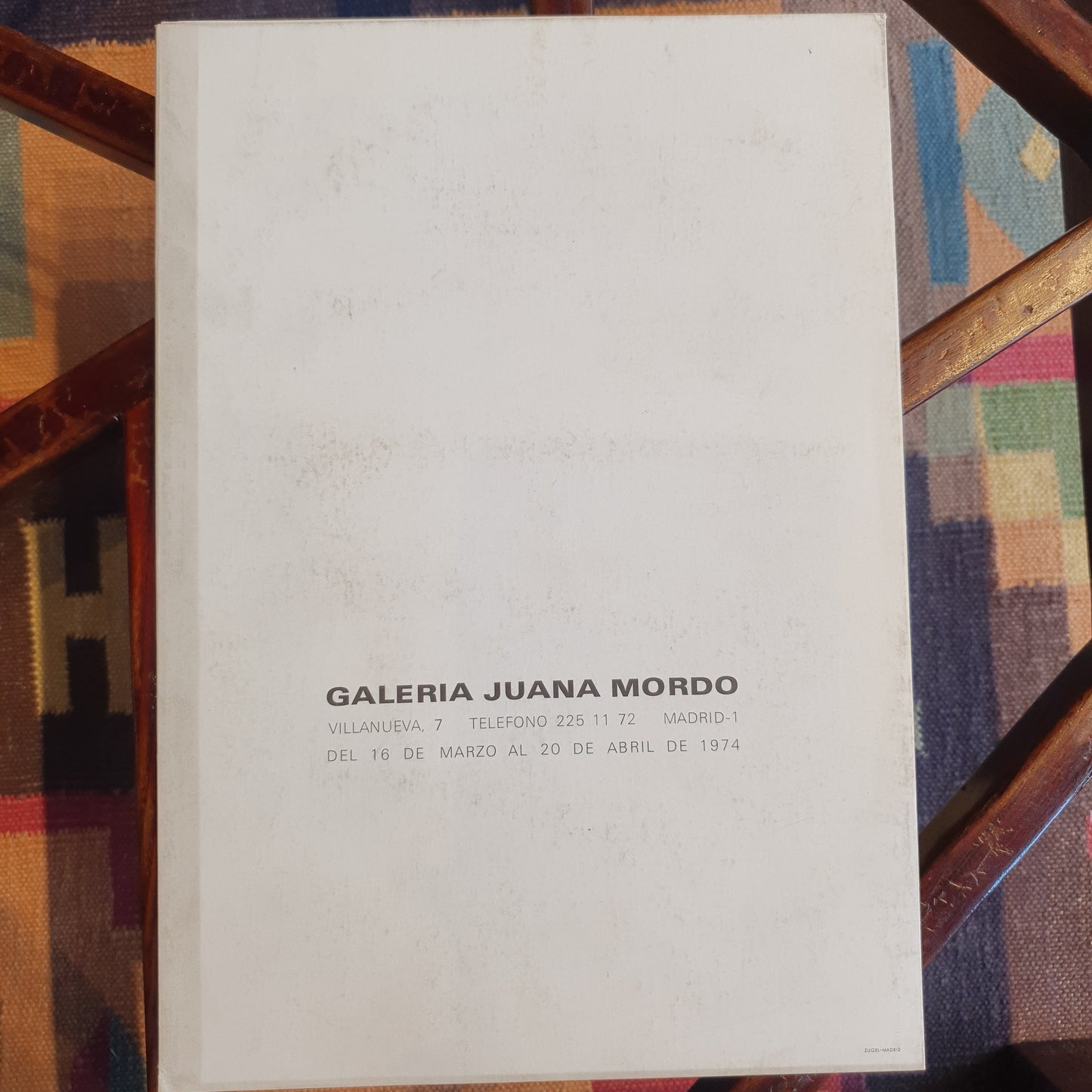 CATÁLOGO EXPOSICIÓN KANDINSKY GALERÍA JUANA MORDO MADRID 1974