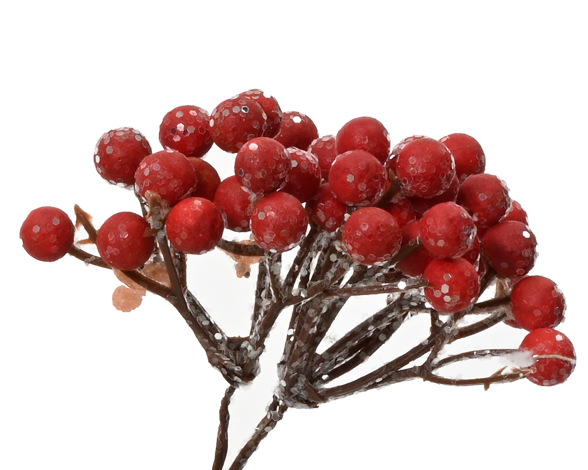 Red berry branch 50cm