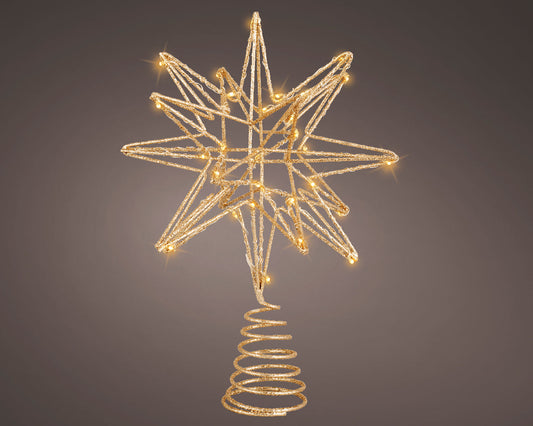 Objetos-Estrella de luces exterior 20cm 36microLED classic warm
