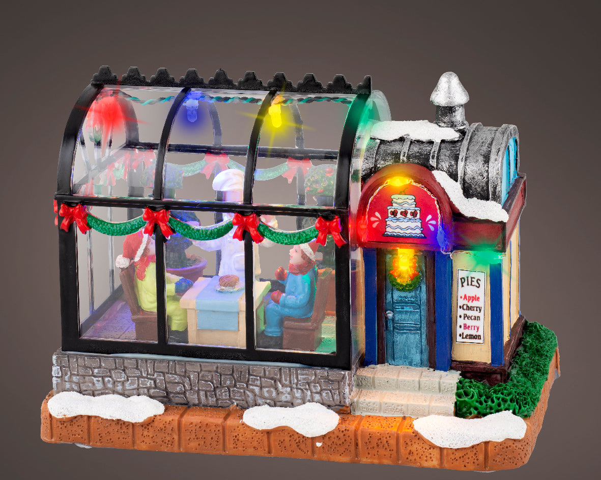 Pastelería Christmas Village 10x16x10cm