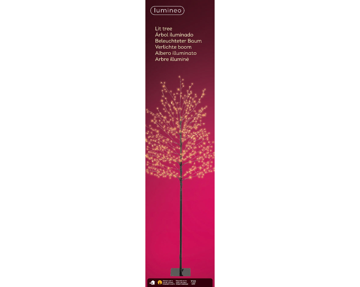 Objetos-Árbol de luces exterior 180cm dia40cm 720microLED classic warm