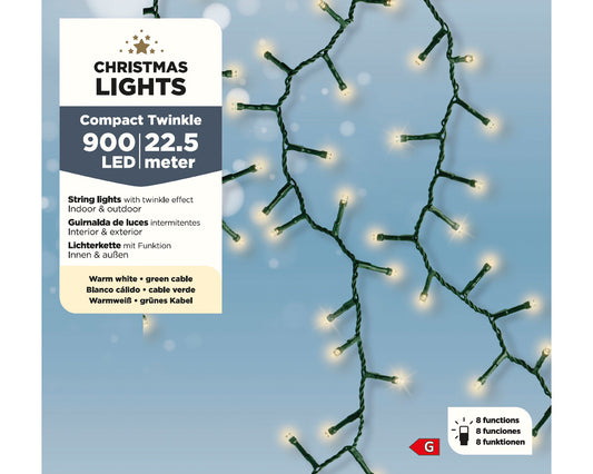 Kompaktleuchten 2250 cm – 900 LEDs, warmweiß