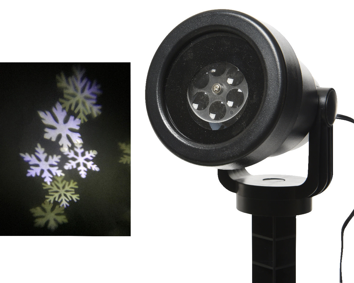 Luces especiales-Proyector LED con efecto giratorio para exterior